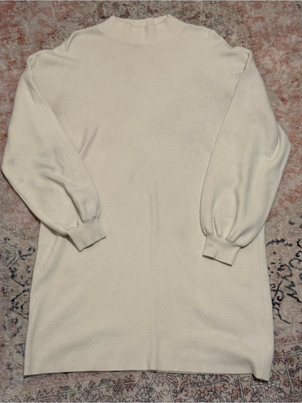 Vero Moda Cream Cowl Neck Sweater Dress